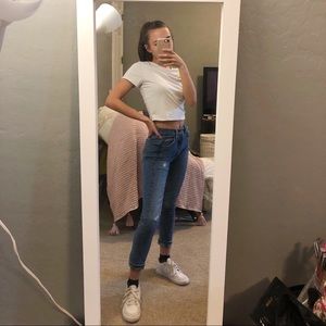 Levi’s altered 501 skinny jeans